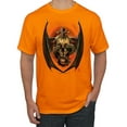 thumbnail image 1 of Wild Bobby, Dragon Sitting on Skull, Pop Culture, Men Graphic Tees, Orange, 3XL, 1 of 3