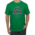 thumbnail image 1 of Wild Bobby, Dreamcatcher with Flowers, Pop Culture, Men Graphic Tees, Kelly, Large, 1 of 3