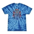 thumbnail image 1 of Wild Bobby, Dreamcatcher with Flowers, Pop Culture, Tie-Dye Tees, Spiral Royal, Large, 1 of 3
