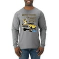 thumbnail image 1 of Wild Bobby, Driving Trucks and Taggin Bucks Retro Ford F150 Hunting, Cars and Trucks, Men Long Sleeve Shirt, Heather Grey, X-Large, 1 of 4