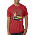 thumbnail image 1 of Wild Bobby, Driving Trucks and Taggin Bucks Retro Ford F150 Hunting, Cars and Trucks, Men Premium Tri Blend Tee, Vintage Red, X-Large, 1 of 4