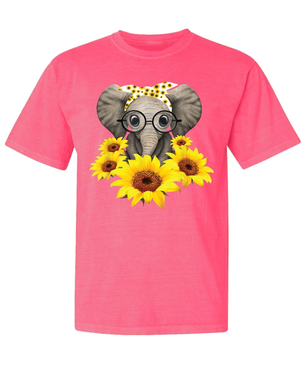 Elephant Sunflower Cute Elephant Love Sunflower T-Shirt Elephant Sunflower Cute Elephant Love Sunflower T-Shirt