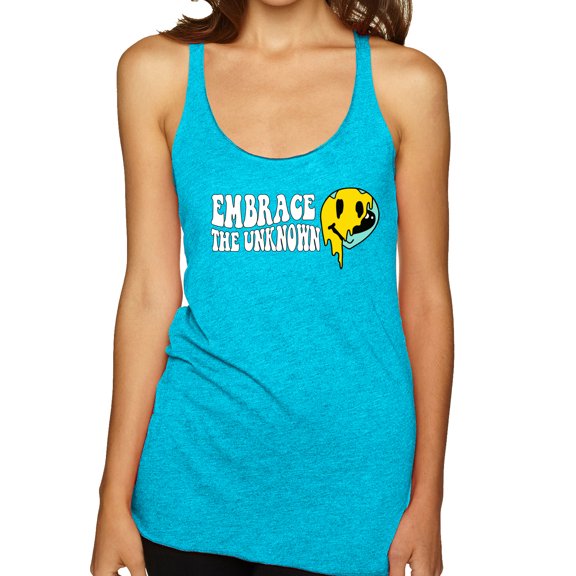 Wild Bobby Embrace Streetwear Women Tri-Blend Racerback Tank Top