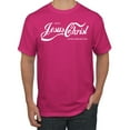 thumbnail image 1 of Wild Bobby, Enjoy Jesus Christ and Thou Shalt Never Thirst Coke Parody | Mens Inspirational/Christian Graphic T-Shirt, Fuschia, Large, 1 of 3