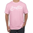 thumbnail image 1 of Wild Bobby, Enjoy Jesus Christ and Thou Shalt Never Thirst Coke Parody | Mens Inspirational/Christian Graphic T-Shirt, Light Pink, Medium, 1 of 3
