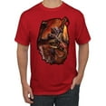 thumbnail image 1 of Wild Bobby, Enraged Angry Flying Dragon, Pop Culture, Men Graphic Tees, Red, Medium, 1 of 3