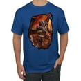 thumbnail image 1 of Wild Bobby, Enraged Angry Flying Dragon, Pop Culture, Men Graphic Tees, Royal, 4XL, 1 of 3
