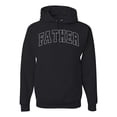 thumbnail image 1 of Wild Bobby FATHER Varsity Letters Unisex Hoodie Sweatshirt, 1 of 6