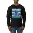 thumbnail image 1 of Wild Bobby Faith Hope Love Breast Cancer Awareness Anchor Breast Cancer Awareness Men Long Sleeve Shirt, Black, Small, 1 of 6