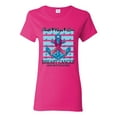 thumbnail image 1 of Wild Bobby Faith Hope Love Breast Cancer Awareness Anchor Breast Cancer Awareness Women Graphic Tee, Fuschia, Small, 1 of 6