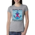 thumbnail image 1 of Wild Bobby Faith Hope Love Breast Cancer Awareness Anchor Breast Cancer Awareness Women Slim Fit Junior Tee, Heather Grey, XX-Large, 1 of 6