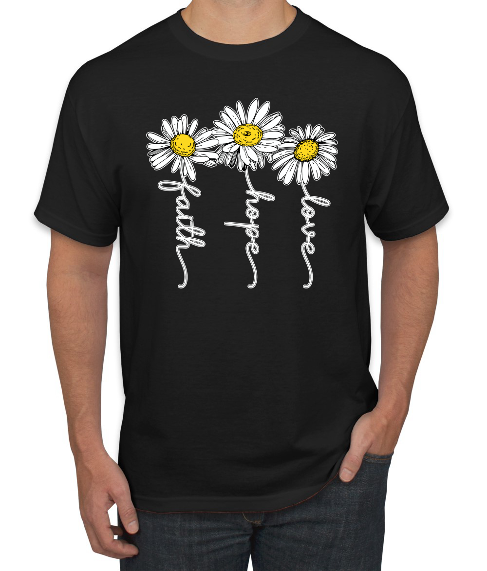 American Sign Language Flower ASL Faith Hope Love TShirt