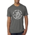 thumbnail image 1 of Wild Bobby, Faith Hope & Love Three Things That Last Forever Inspirational/Christian Men Premium Tri Blend Tee, Dark Heather, Small, 1 of 6
