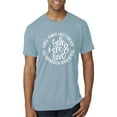 thumbnail image 1 of Wild Bobby, Faith Hope & Love Three Things That Last Forever Inspirational/Christian Men Premium Tri Blend Tee, Denim, Medium, 1 of 6