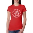 thumbnail image 1 of Wild Bobby Faith Hope & Love Three Things That Last Forever Inspirational/Christian Women Slim Fit Junior Tee, Red, Large, 1 of 6