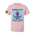 thumbnail image 1 of Wild Bobby Faith Hope Love US Flag Breast Cancer Awareness Anchor US Flag Breast Cancer Awareness Men Tee, Light Pink, Small, 1 of 5