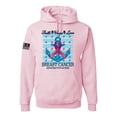 thumbnail image 1 of Wild Bobby Faith Hope Love US Flag Breast Cancer Awareness Anchor US Flag Breast Cancer Awareness Unisex Hoodie Sweatshirt, Light Pink, Small, 1 of 5