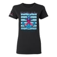 thumbnail image 1 of Wild Bobby Faith Hope Love US Flag Breast Cancer Awareness Anchor US Flag Breast Cancer Awareness Women Graphic Tee, Black, Small, 1 of 5