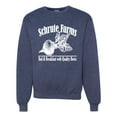 thumbnail image 1 of Wild Bobby, Farms Bed and Breakfast The Office, Pop Culture, Unisex Crewneck Graphic Sweatshirt, Vintage Heather Navy, 3XL, 1 of 3