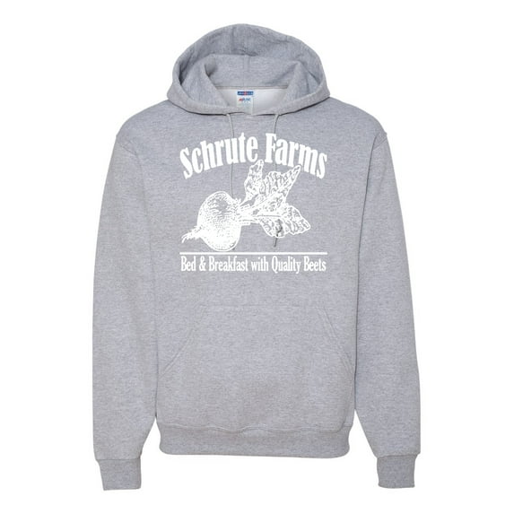 Wild Bobby, Farms Bed and Breakfast The Office, Pop Culture, Unisex Graphic Hoodie Sweatshirt, Heather Grey, X-Large