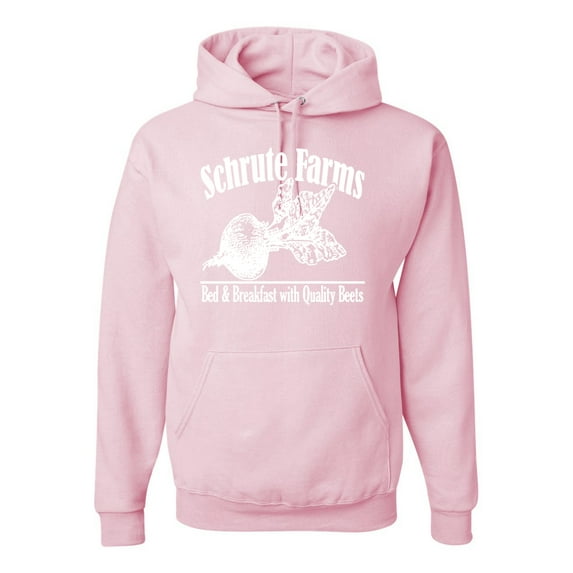 Wild Bobby, Farms Bed and Breakfast The Office, Pop Culture, Unisex Graphic Hoodie Sweatshirt, Light Pink, Medium