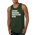 thumbnail image 1 of Wild Bobby,Father Husband Protector Hero Best Dad Husband Gift, Father's Day, Men Graphic Tank Top, Forest Green, X-Large, 1 of 3