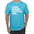 thumbnail image 1 of Wild Bobby,Father Husband Protector Hero Best Dad Husband Gift, Father's Day, Men Graphic Tees, Light Turquoise, 4XL, 1 of 3