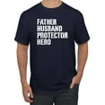 thumbnail image 1 of Wild Bobby,Father Husband Protector Hero Best Dad Husband Gift, Father's Day, Men Graphic Tees, Navy, 3XL, 1 of 3