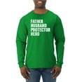 thumbnail image 1 of Wild Bobby,Father Husband Protector Hero Best Dad Husband Gift, Father's Day, Men Long Sleeve Shirt, Kelly, 3XL, 1 of 3
