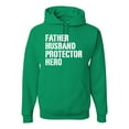 thumbnail image 1 of Wild Bobby,Father Husband Protector Hero Best Dad Husband Gift, Father's Day, Unisex Graphic Hoodie Sweatshirt, Kelly, 3XL, 1 of 3