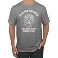 thumbnail image 1 of Wild Bobby Fear Not For Jesus The Lion Of Judah Has Triumphed Inspirational/Christian Men Graphic Tee, Heather Grey, Small, 1 of 5