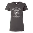 thumbnail image 1 of Wild Bobby Fear Not For Jesus The Lion Of Judah Has Triumphed Inspirational/Christian Women Graphic Tee, Charcoal, Large, 1 of 5