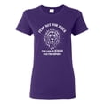thumbnail image 1 of Wild Bobby Fear Not For Jesus The Lion Of Judah Has Triumphed Inspirational/Christian Women Graphic Tee, Purple, XX-Large, 1 of 5
