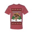 thumbnail image 1 of Wild Bobby Feliz Navidad Dancing Gingerbread Man Sweater | Holiday Men Tee, 1 of 5