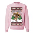 thumbnail image 1 of Wild Bobby Feliz Navidad Dancing Gingerbread Man Unisex Sweater | Holiday Crewneck Sweatshirt, 1 of 5