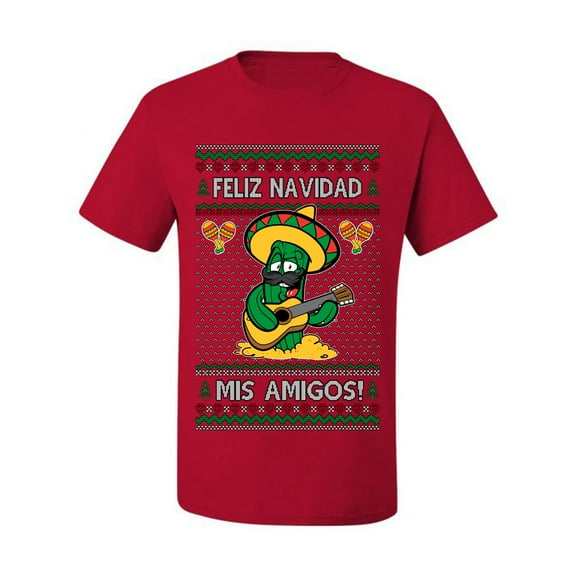 Wild Bobby Feliz Navidad Mis Amigos! Christmas Sweater | Funny Holiday Men Tee