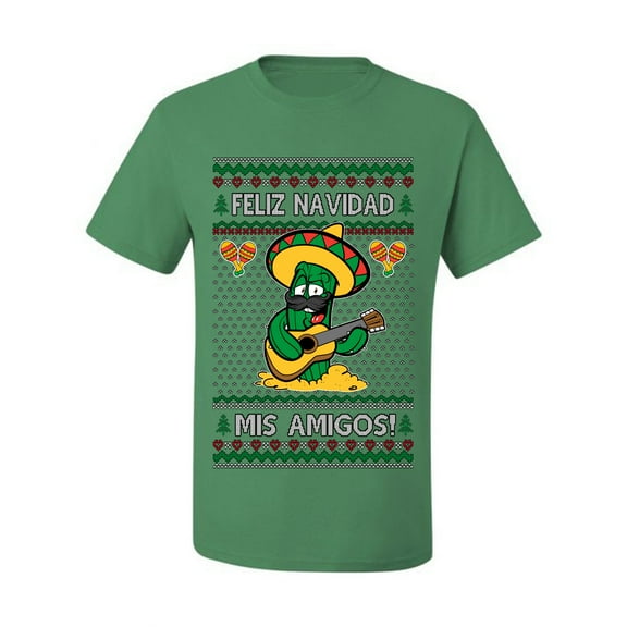 Wild Bobby Feliz Navidad Mis Amigos! Christmas Sweater | Funny Holiday Men Tee