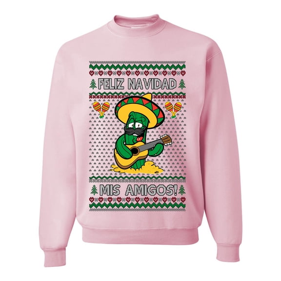 Wild Bobby Feliz Navidad Mis Amigos! Christmas Unisex Sweater | Funny Holiday Unisex Crewneck Sweatshirt