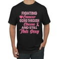 thumbnail image 1 of Wild Bobby, Fighting Cancer And Still Sexy, Breast Cancer Awareness, Men Graphic Tee, Black, Small, 1 of 5