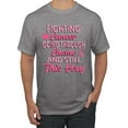 thumbnail image 1 of Wild Bobby, Fighting Cancer And Still Sexy, Breast Cancer Awareness, Men Graphic Tee, Heather Grey, X-Large, 1 of 5