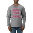 thumbnail image 1 of Wild Bobby, Fighting Cancer And Still Sexy, Breast Cancer Awareness, Men Long Sleeve Shirt, Heather Grey, Small, 1 of 5