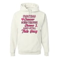 thumbnail image 1 of Wild Bobby, Fighting Cancer And Still Sexy, Breast Cancer Awareness, Unisex Graphic Hoodie Sweatshirt, White, XX-Large, 1 of 5