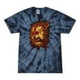 thumbnail image 1 of Wild Bobby, Fire Lion Face, Animal Lover, Tie-Dye Tees, Spiral Navy, Medium, 1 of 3