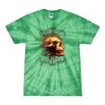 thumbnail image 1 of Wild Bobby, Firey Flaming Skull, Pop Culture, Tie-Dye Tees, Spiral Kelly, Medium, 1 of 3