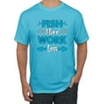 thumbnail image 1 of Wild Bobby, Fish More Work Less Pro Fishermen, Fishing, Men Graphic Tee, Light Turquoise, XX-Large, 1 of 4