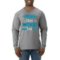 thumbnail image 1 of Wild Bobby, Fish More Work Less Pro Fishermen, Fishing, Men Long Sleeve Shirt, Heather Grey, Small, 1 of 4