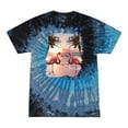 thumbnail image 1 of Wild Bobby, Flamingos in Summer on Beach, Animal Lover, Tie-Dye Tees, Evening Sky, X-Large, 1 of 3
