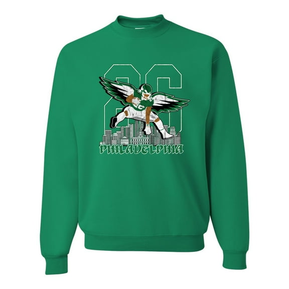 Wild Bobby Fly 26 Leap Hurdle Philly Football City Skyline Unisex Crewneck Sweatshirt