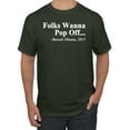 thumbnail image 1 of Wild Bobby Folks Wanna Pop Off Barack Obama 2015 Quote Black Pride Men Graphic Tee, Forest Green, X-Large, 1 of 1