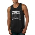 thumbnail image 1 of Wild Bobby, Football Dad Better Than a Regular Dad Father's Day Mens Tank Top, Black, X-Large, 1 of 6